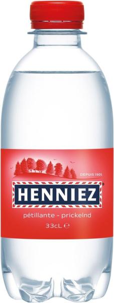 HENNIEZ rot, mit Kohlensäure, Pet 129400001914 33 cl, 24 Stk.