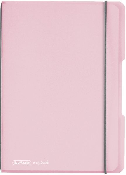 HERLITZ my.book flex A5 11408622 Rosé 40 Bl.kariert