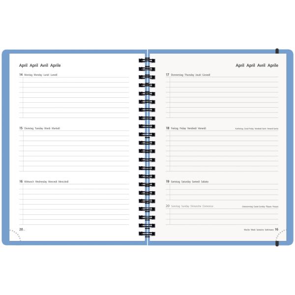 HERLITZ Schüleragenda Surf-Bear 24/25 7191280 1W/2S, FSC 15.5x19.9cm