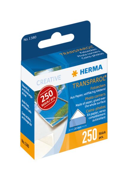 HERMA Fotoecken Transparol 1380 selbstklebend 250 Stück