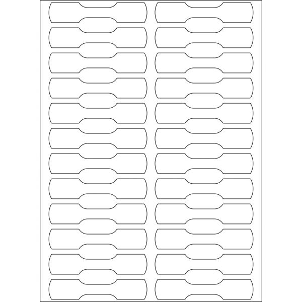 HERMA Ringetiketten 49x10mm 2510 weiss 600 Stück