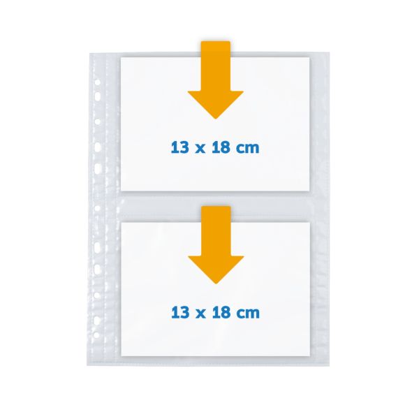 HERMA Fotophan Sichthüllen 13x18cm 7587 4 Stück/10 Blatt