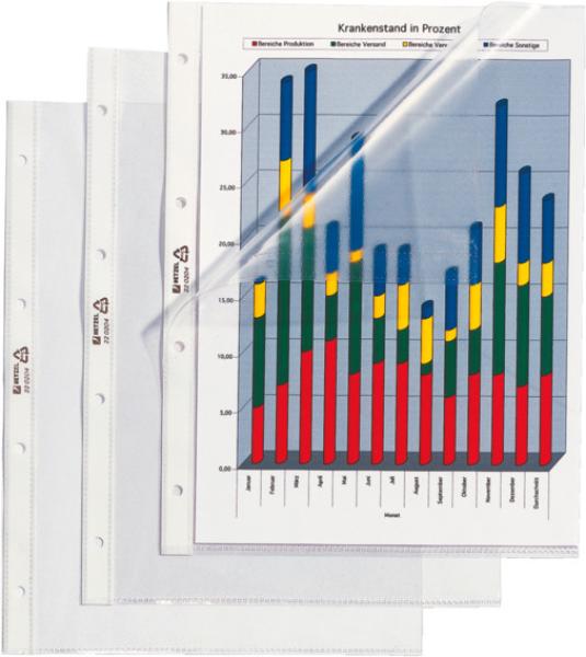 HETZEL Zeigetaschen A4 220204 100 Stück