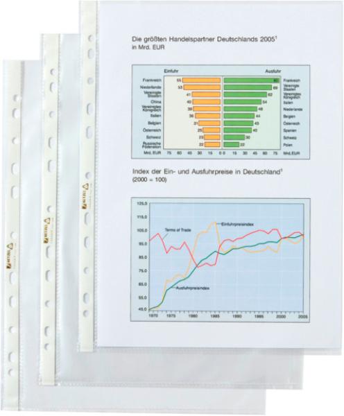 HETZEL Prospekthülle Economic A4 22458490 genarbt 100 Stück