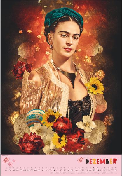 HEYE Bildkalender 2025 23129+25 Frida 37x53.5cm