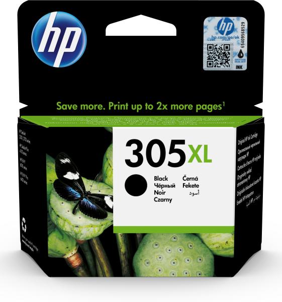 HP Tintenpatrone 305XL schwarz 3YM62AE#UUS DeskJet 2300/2700 240 Seiten