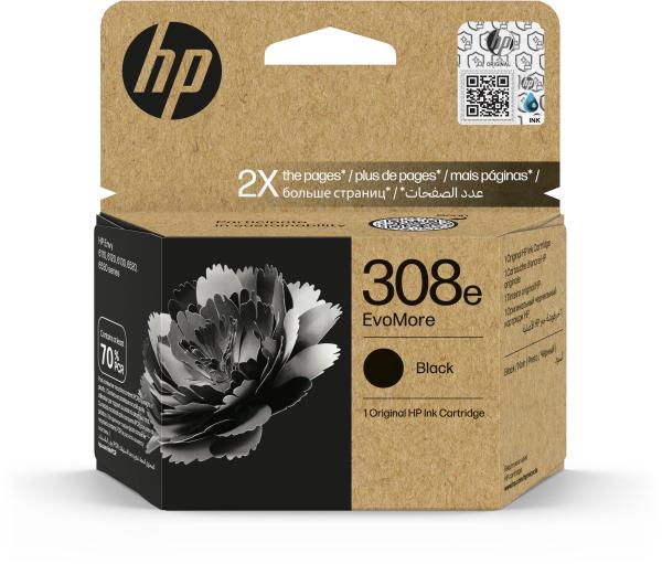 HP Tintenpatrone 308e schwarz 7FP22UE Envy 6122e/6520e 320 Seiten