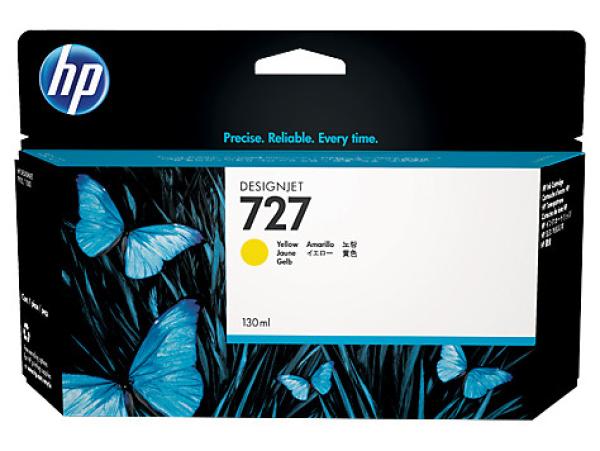 HP Tintenpatrone 727 yellow B3P21A DesignJet T920/T1500 130ml