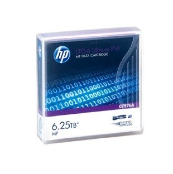 HP LTO Ultrium 6 2.5TB/6.25TB C7976A Data Tape