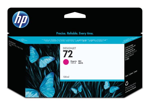 HP Tintenpatrone 72 magenta C9372A DesignJet T1100 130ml