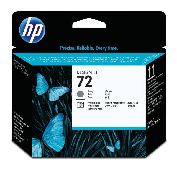 HP Druckkopf 72 grey/phot.schwarz C9380A DesignJet T1100