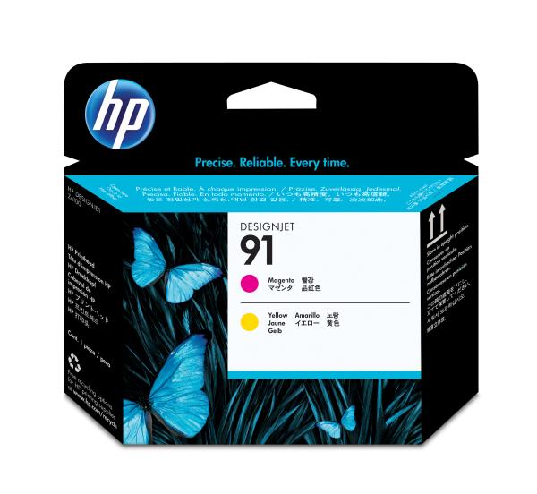 HP Druckkopf 91 magenta/gelb C9461A DesignJet Z6100