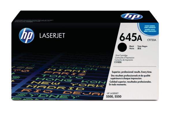 HP Toner-Modul 645A schwarz C9730A Color LaserJet 5500 13'000 S.