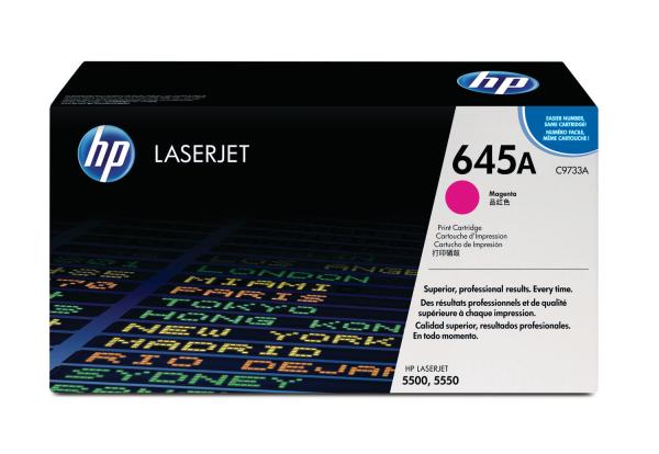 HP Toner-Modul 645A magenta C9733A Color LaserJet 5500 12'000 S.