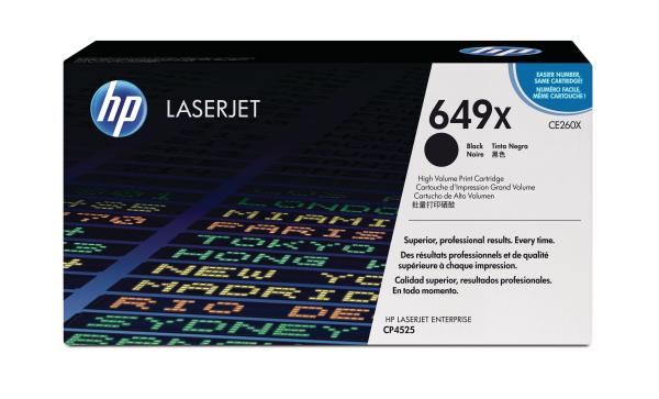 HP Toner-Modul 649X schwarz CE260X Color LJ CP4525 17'000 Seiten