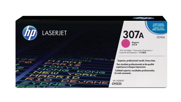 HP Toner-Modul 307A magenta CE743A Color LJ CP5225 7300 Seiten