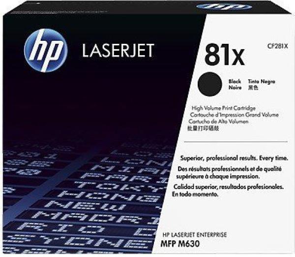 HP Toner-Modul 81X schwarz CF281X LJ Enterprise M630 25'000 S.