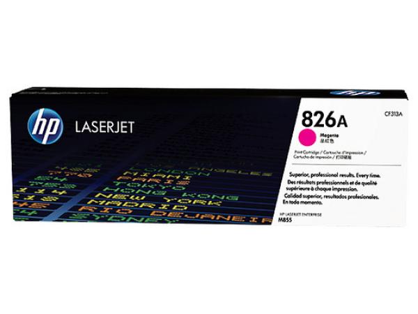 HP Toner 826A magenta CF313A CLJ Enterprise M855 31'500 S.