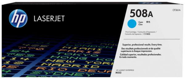 HP Toner-Modul 508A cyan CF361A CLJ Enterprise M552 5000 S.