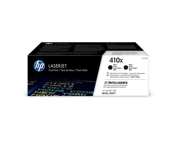 HP Toner-Modul 410X schwarz CF410XD CLJ Enterprise M452 2 Stück