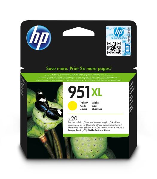 HP Tintenpatrone 951XL yellow CN048AE OfficeJet Pro 8100 1500 S.