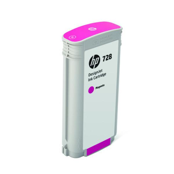 HP Tintenpatrone 728 magenta F9J66A DesignJet T730/T830 130ml