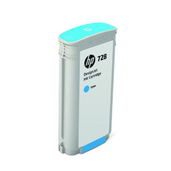 HP Tintenpatrone 728 cyan F9J67A DesignJet T730/T830 130ml