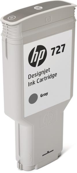 HP Tintenpatrone 727 grey F9J80A DesignJet T930/T1500 300ml