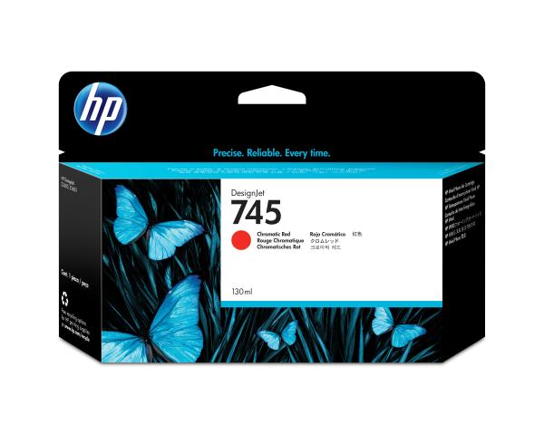 HP Tintenpatrone 745 chrom. red F9K00A DesignJet Z5600 130ml