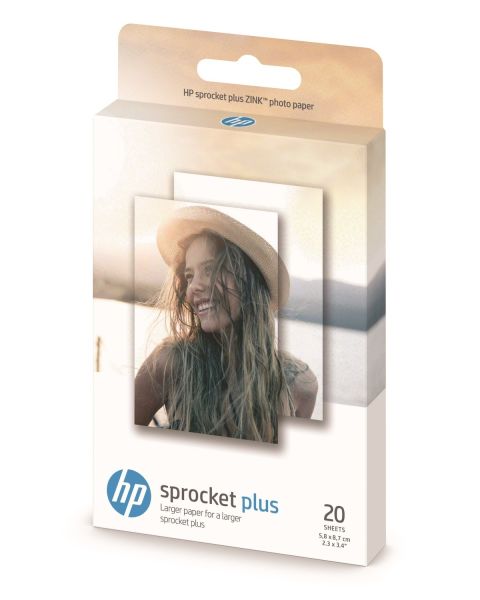 HP ZINK Photo Paper 5,8x8,7 cm HPIZL2X320 Sprocket Plus 20 Blatt