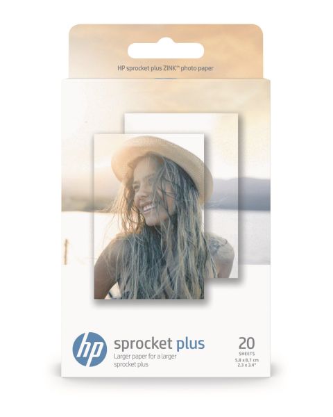 HP ZINK Photo Paper 5,8x8,7 cm HPIZL2X320 Sprocket Plus 20 Blatt