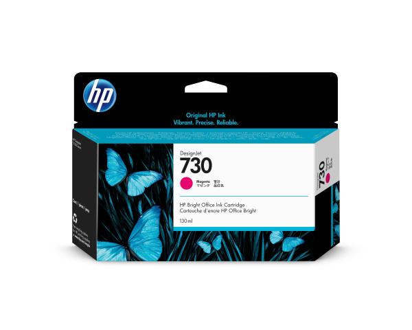 HP Tintenpatrone 730 magenta P2V63A DesignJet T1700 130ml