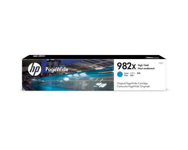 HP PW-Cartridge 982X cyan T0B27A Pagewide Ent.765 16'000 S.