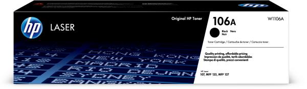 HP Toner-Modul 106A schwarz W1106A Laser 107w 1000 S.