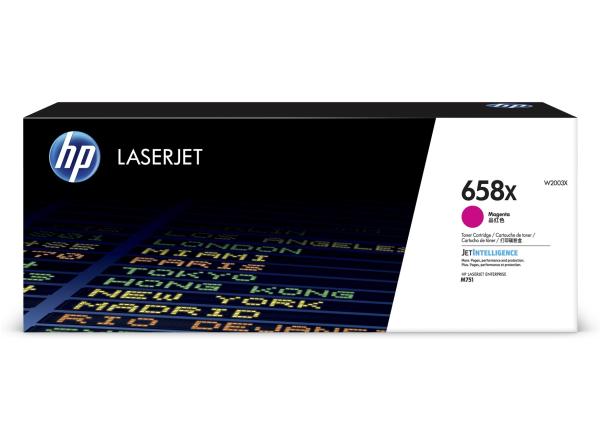 HP Toner 658X magenta W2003X CLJ Enterprise M751 28'000 S.