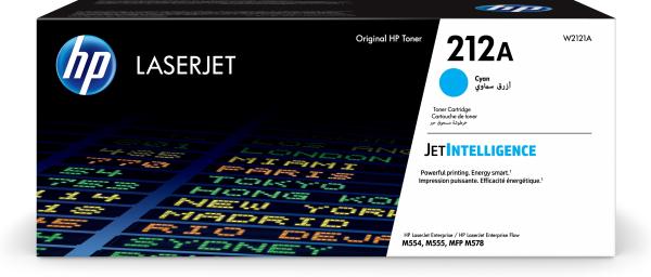 HP Toner-Modul 212A cyan W2121A CLJ Ent.M554/MFP M578 4500 S.