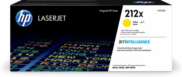 HP Toner-Modul 212X yellow W2122X CLJ Ent.M554/M555 10'000 S.