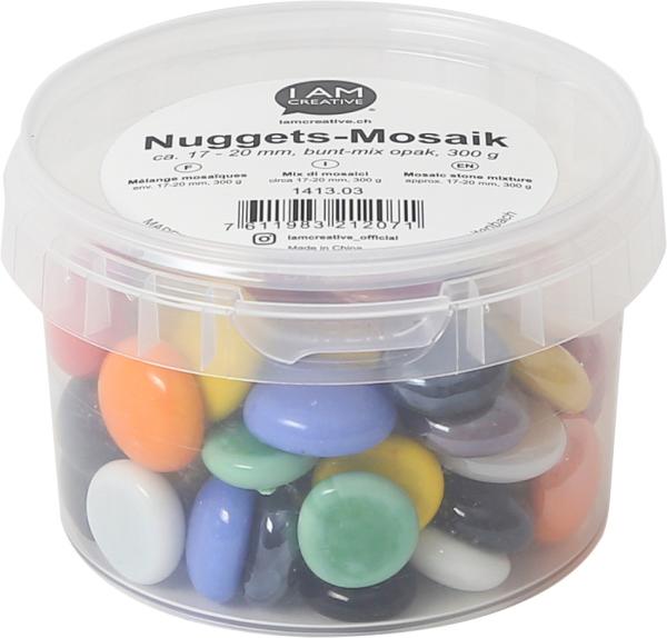 I AM CREATIVE Nuggets 1413.03 Opak Bunt Mix, 17-20mm, 300g