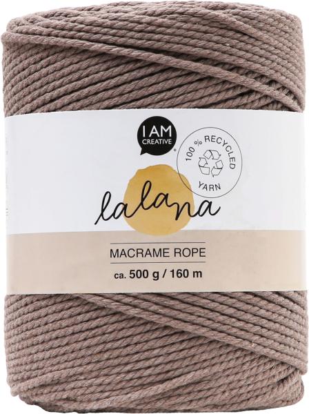 I AM CREATIVE Macrame Rope 6203.04 coffee 2mm, 500g