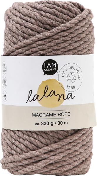 I AM CREATIVE Macrame Rope 6205.04 coffee 5mm, 330g