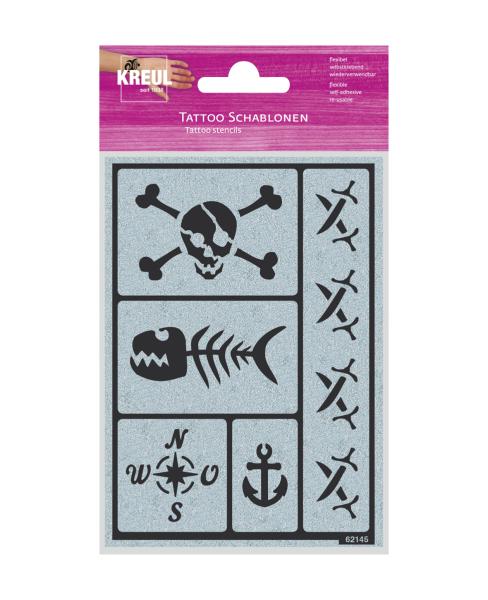 I AM CREATIVE Tattoo Schablone CKH62145 Pirates Party