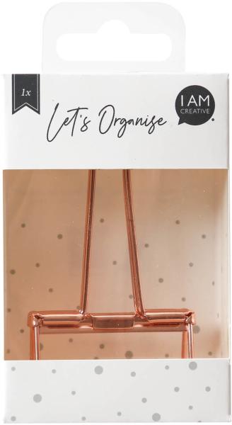 I AM CREATIVE Foldback Klammer Let's Organiz MAA4035.29 rosegold, 51mm