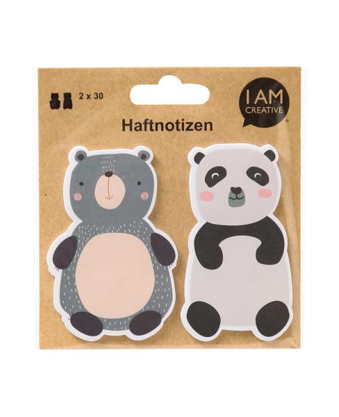 I AM CREATIVE Haftnotizen MAA4086.85 Bären 60 Blatt