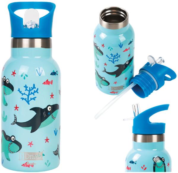 I-DRINK KIDS Trinkflasche 350ml ID0506 Shark