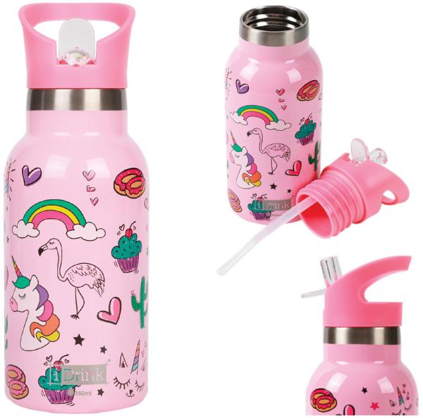 I-DRINK KIDS Trinkflasche 350ml ID0508 Unicorn