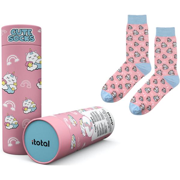 I-TOTAL Socken, Unicorn XL2821 rosa