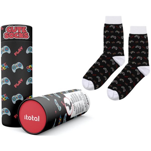 I-TOTAL Socken, Let's Play XL2826 schwarz