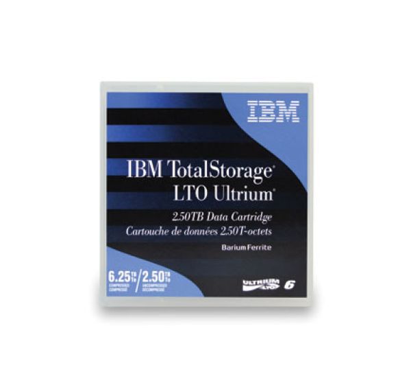 IBM LTO Ultrium 6 2.5/6.25TB 00V7590 Data Tape