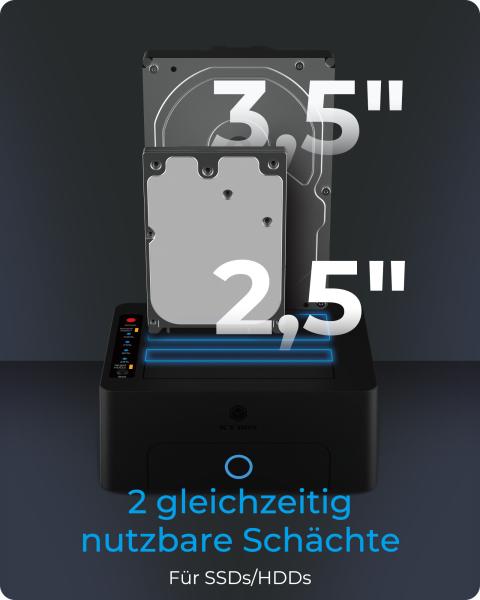 ICY BOX Clone- & DockingStation IB-1232CL-U3 2.5" & 3.5"