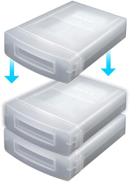 ICY BOX Protection box for 3.5" HDD IB-AC602a transparent